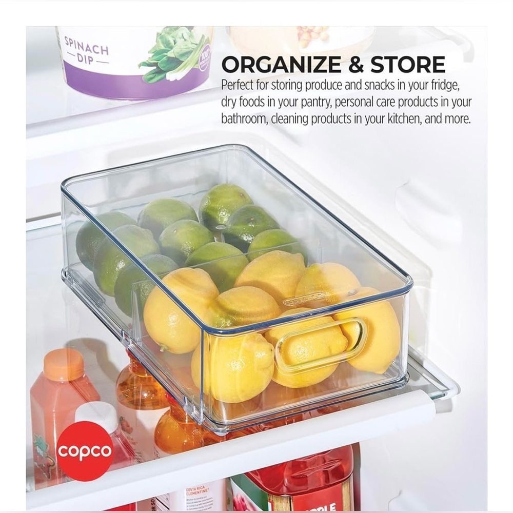 Clear Stackable Storage Bins - Picture 6 of 10